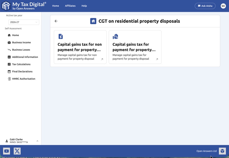 CGT residential property hub