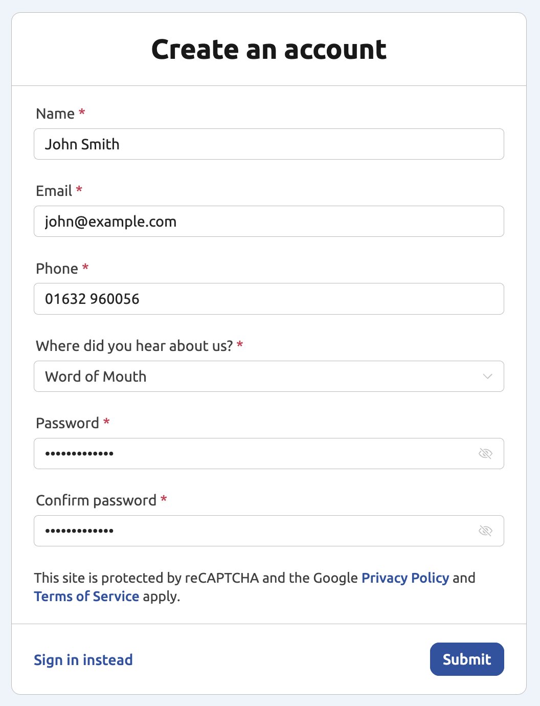 My Tax Digital Registration