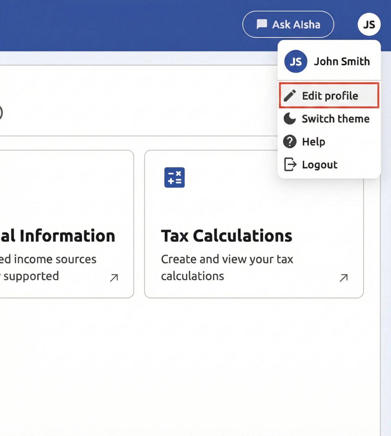My Tax Digital Your Profile